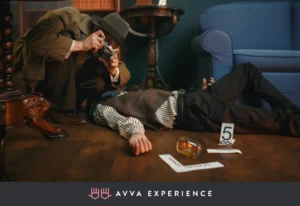 one of the top virtual murdering mystery games by Avva Experience