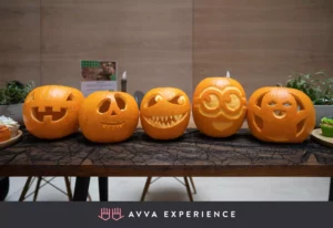 pumpkin carving workshop is one of the top Halloween party themes