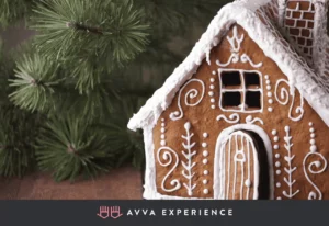 gingerbread house making is one of the best Christmas virtual activities