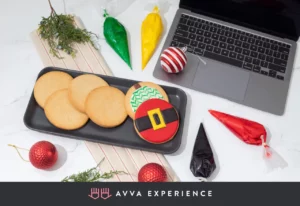 Remote christmas party ideas Virtual Cookie Decorating Workshop
