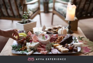 charcuterie board is one of the best women's day program ideas