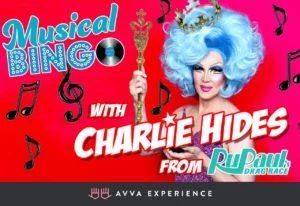 musical drag queen bingo for Pride Month