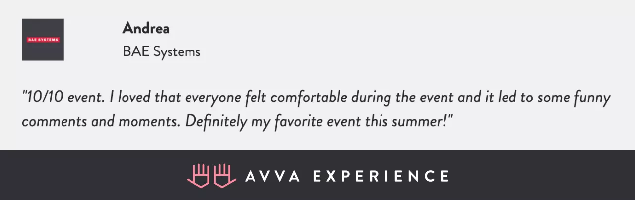 positive reviews from Avva Experience's clients