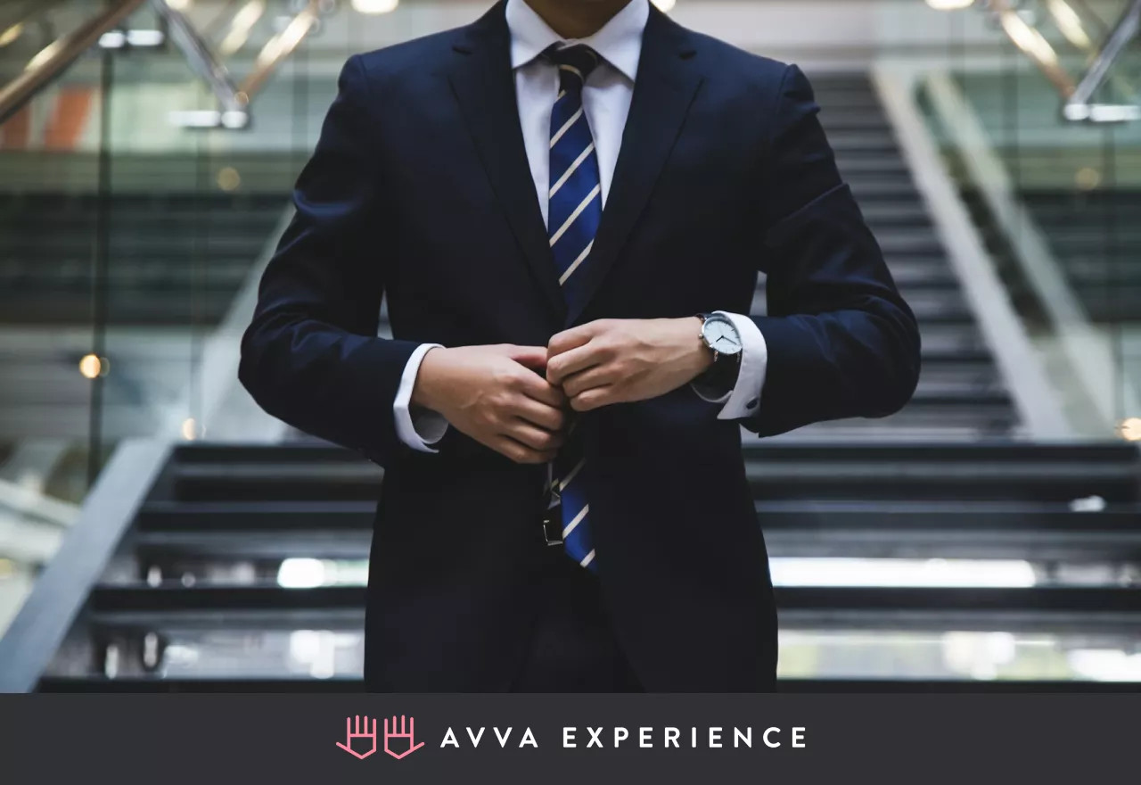 Confident businessman in a formal suit