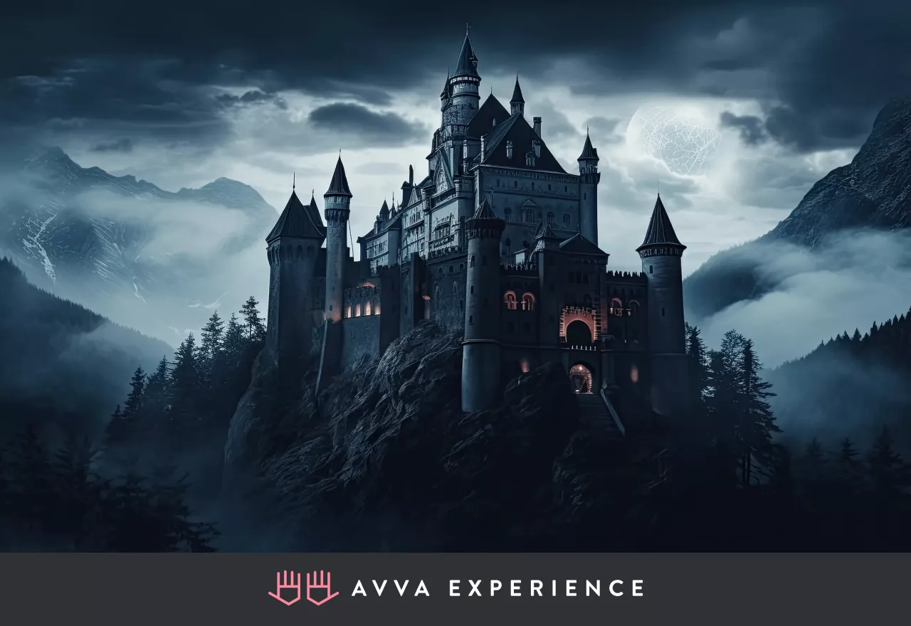 Escape Dracula's Castle is the best online team building escape room activity