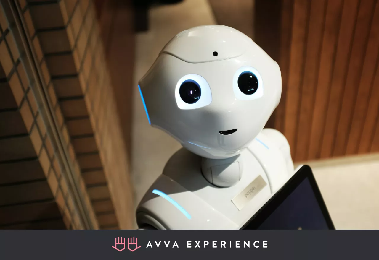 Robot exploring new technology