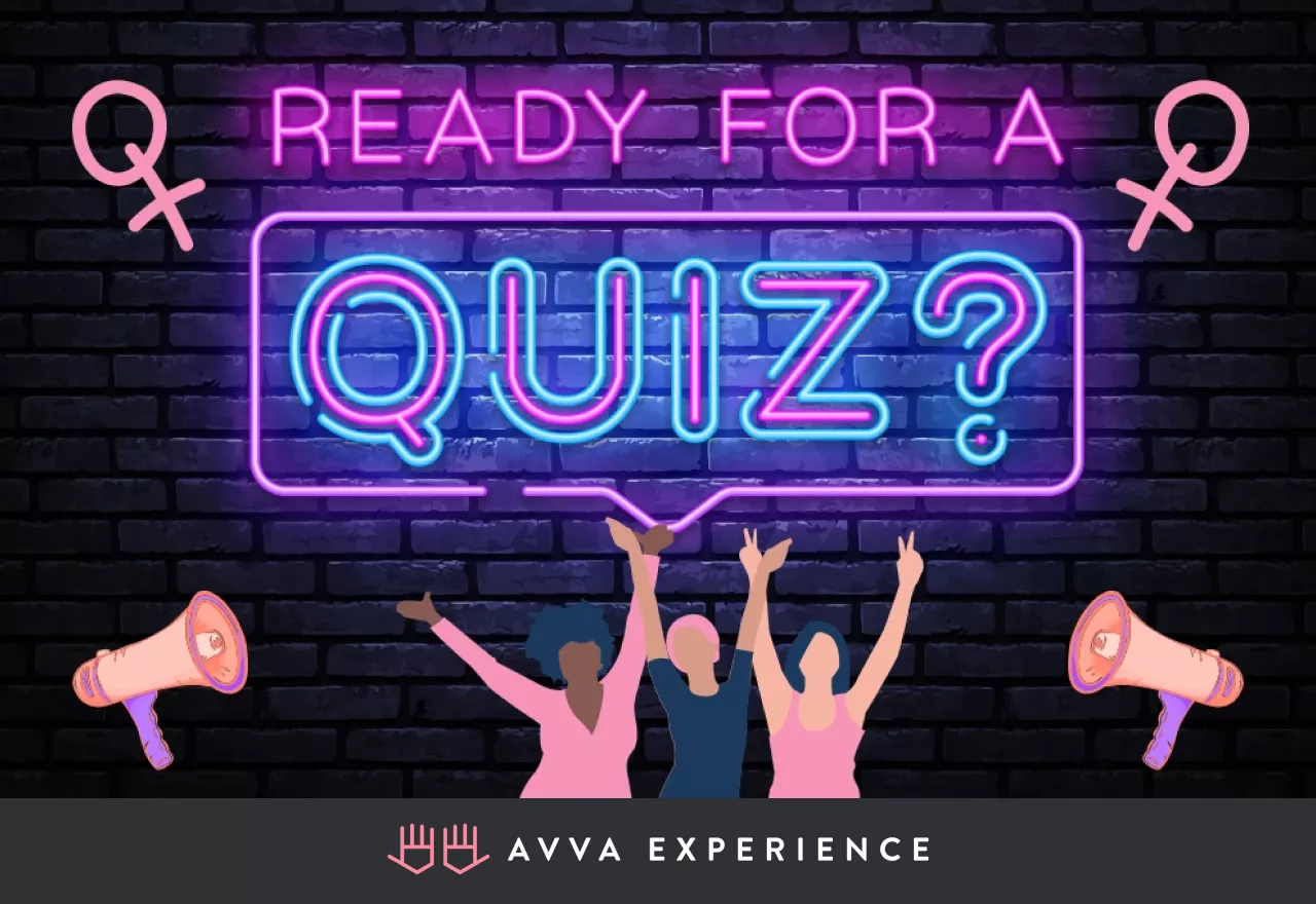beginning of the Women's History Month virtual trivia quiz