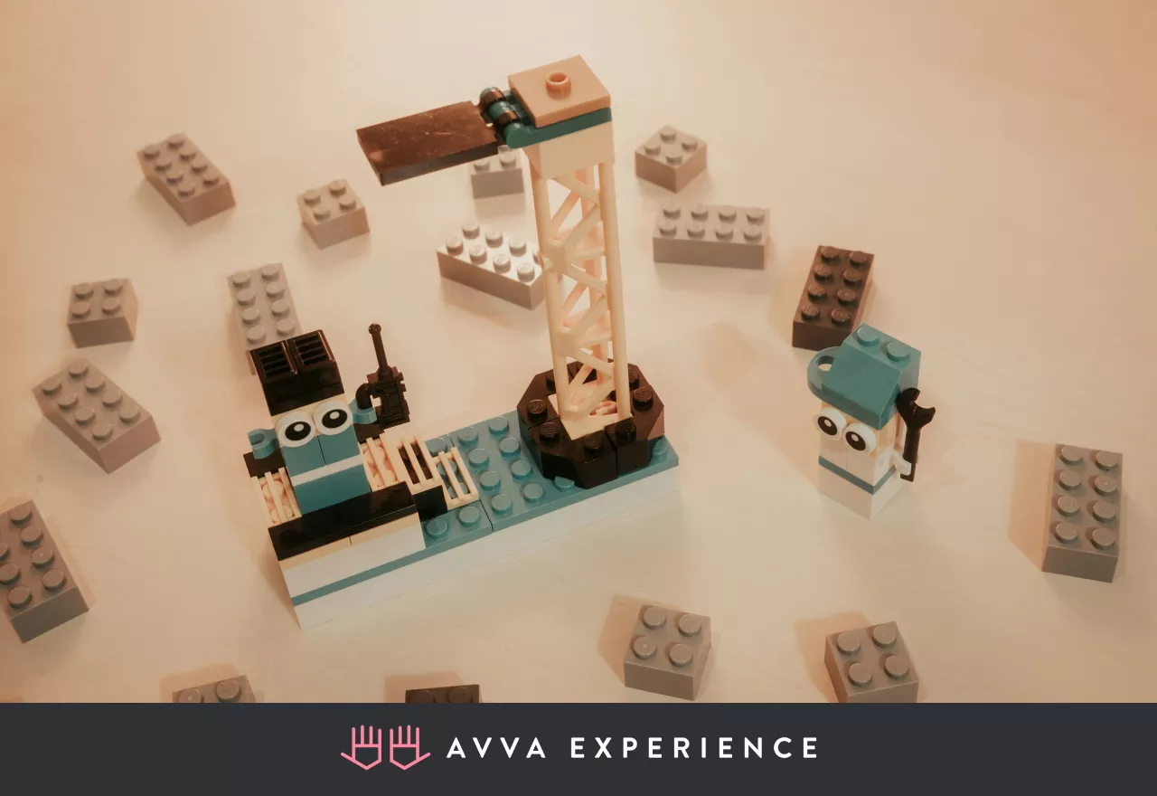 a virtual LEGO activity