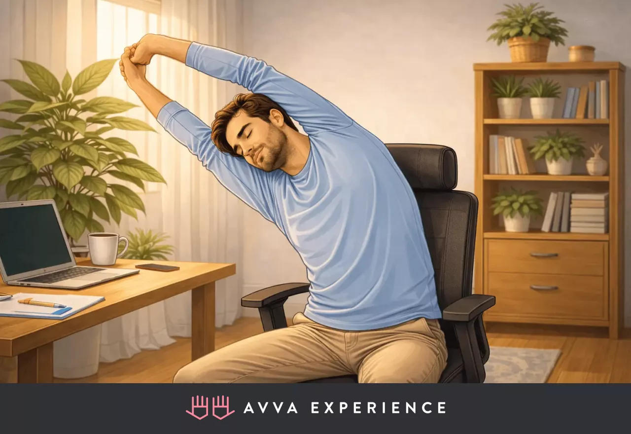 Digital Desk Stretching Class