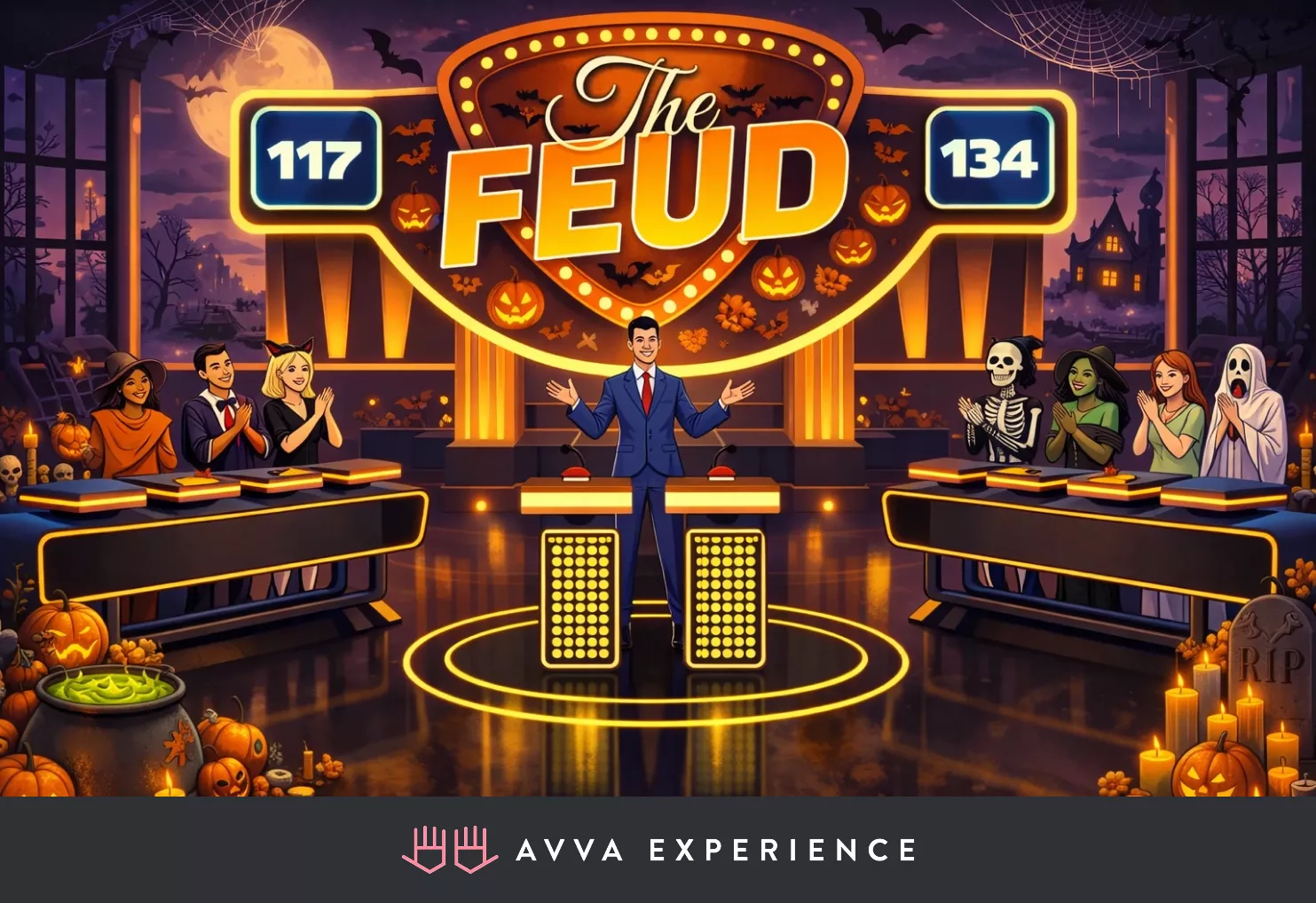 Virtual Halloween Feud Game Show