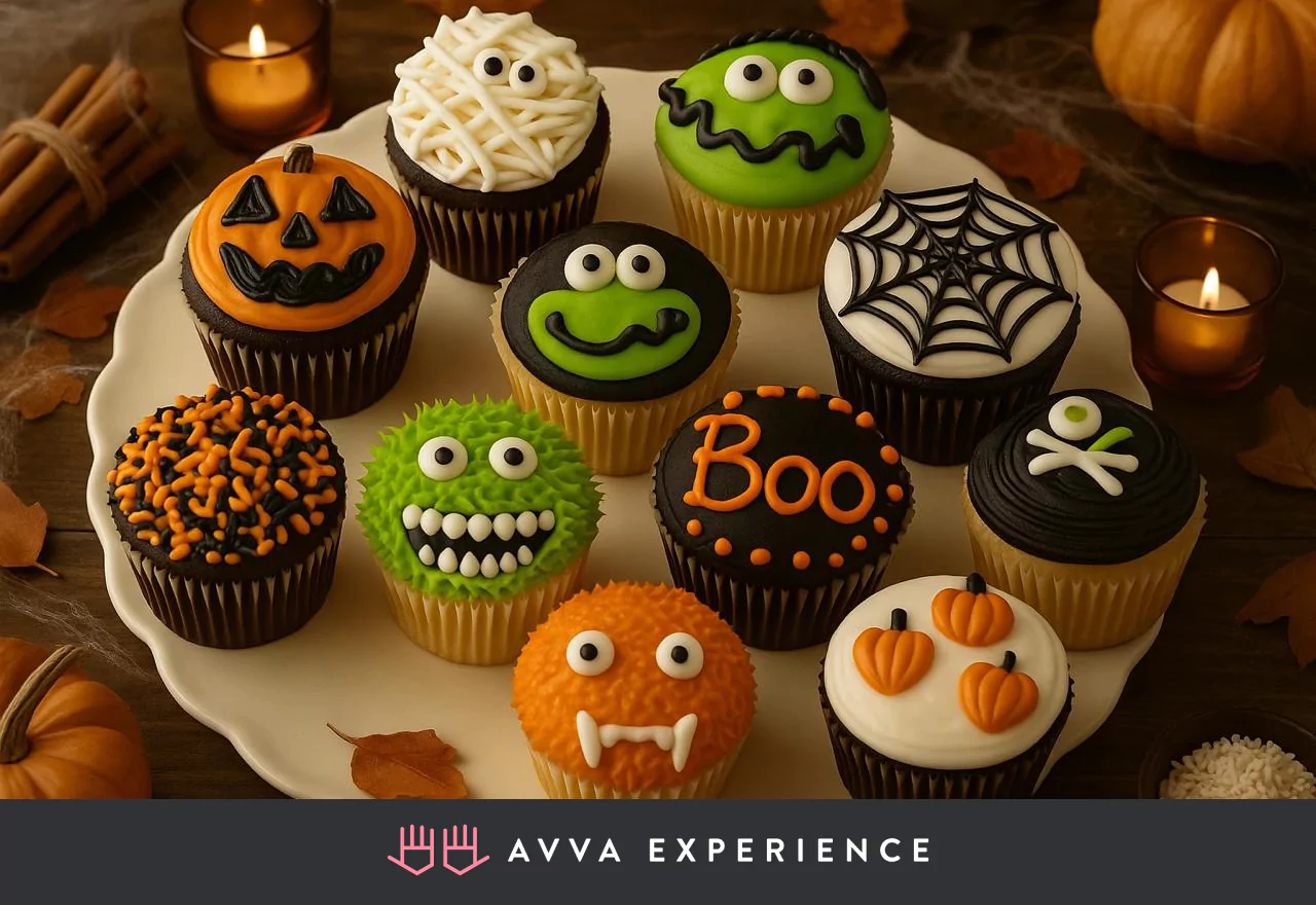 spooky and sweet cupcakes