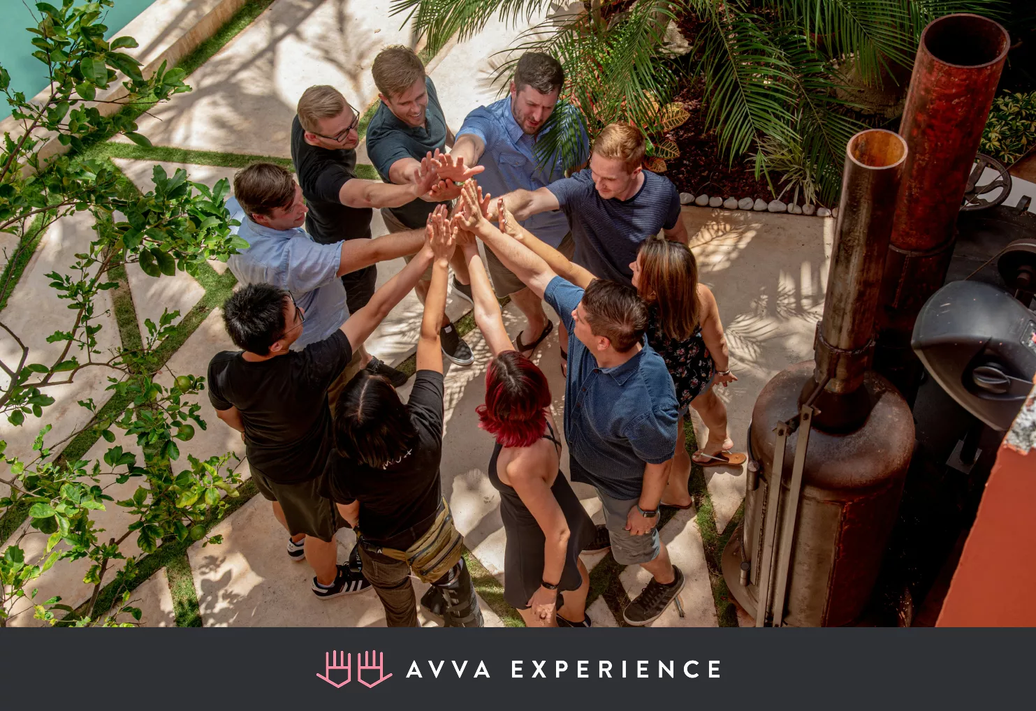 employees enjoy team building activities