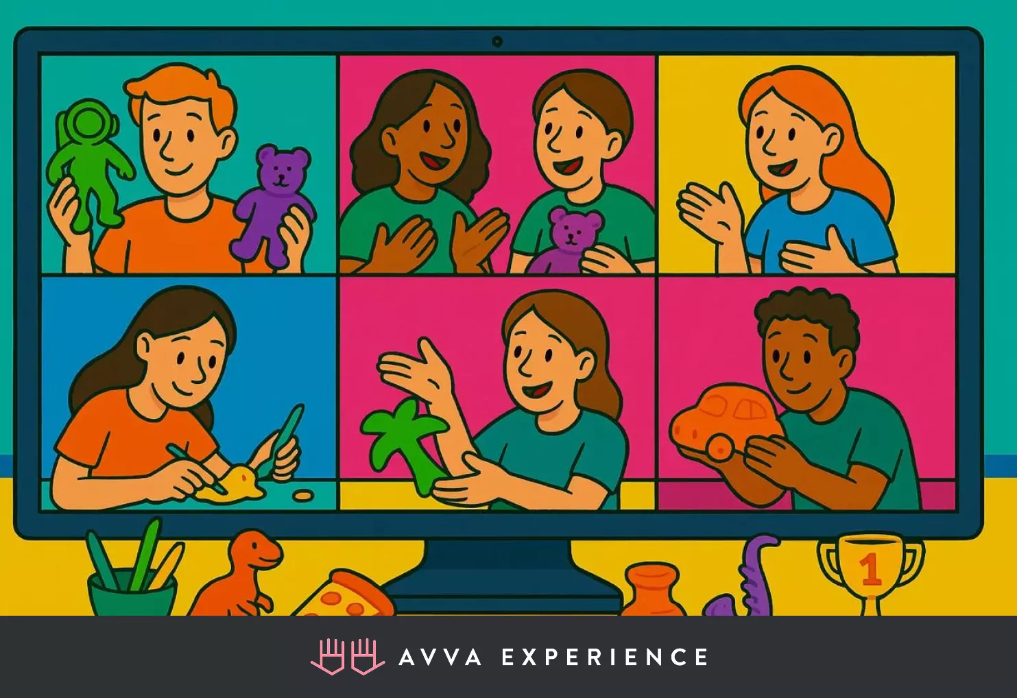 Virtual Corporate Events Ideas The Virtual Pottery Pictionary Team Showdown