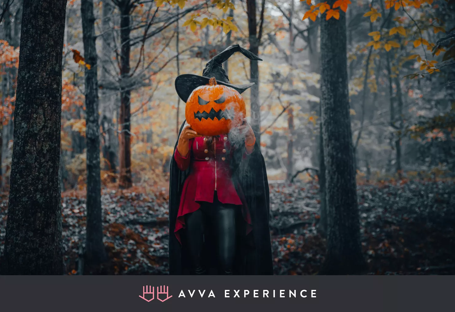 Woman holding pumpkin