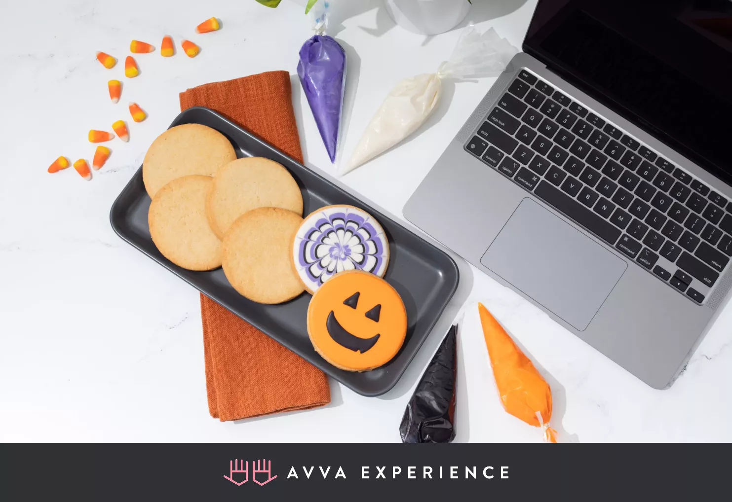 Halloween-themed cookies